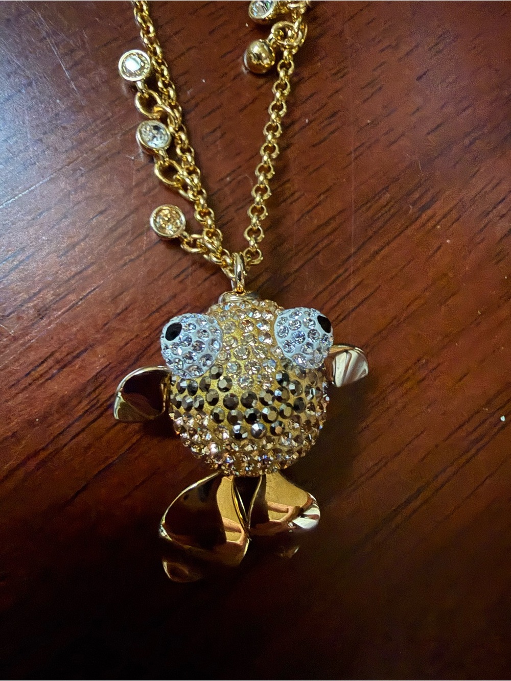 Swarovski Crystal Fish Pendant Necklace Discontinued